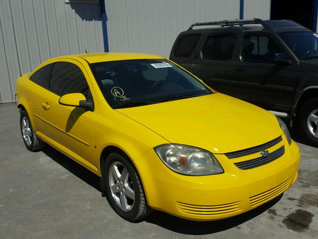 1G1AT18H697193277 - 2009 CHEVROLET COBALT LT YELLOW photo 1