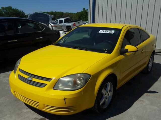 1G1AT18H697193277 - 2009 CHEVROLET COBALT LT YELLOW photo 2