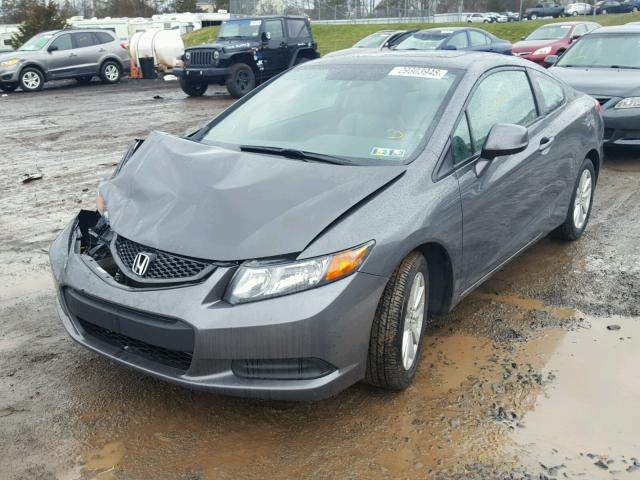 2HGFG3B19CH506232 - 2012 HONDA CIVIC EXL GRAY photo 2
