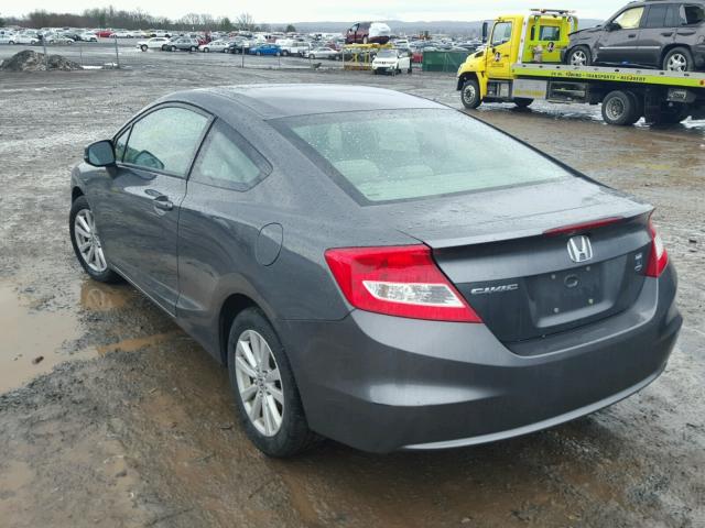 2HGFG3B19CH506232 - 2012 HONDA CIVIC EXL GRAY photo 3