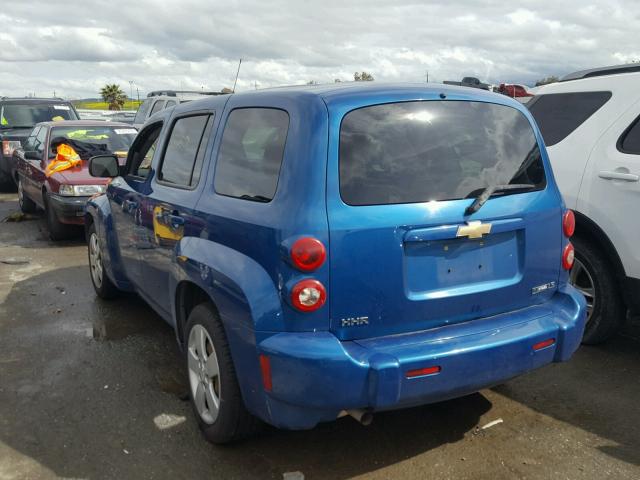 3GNCA13B09S574320 - 2009 CHEVROLET HHR LS BLUE photo 3