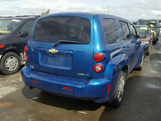 3GNCA13B09S574320 - 2009 CHEVROLET HHR LS BLUE photo 4