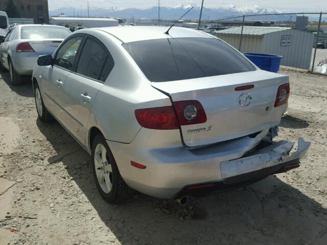 JM1BK12F961437850 - 2006 MAZDA 3 I SILVER photo 3