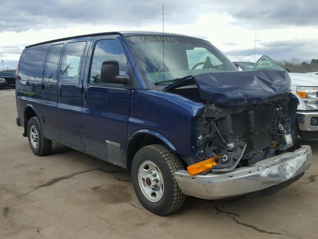 1GTGG25V131178511 - 2003 GMC SAVANA G25 BLUE photo 1