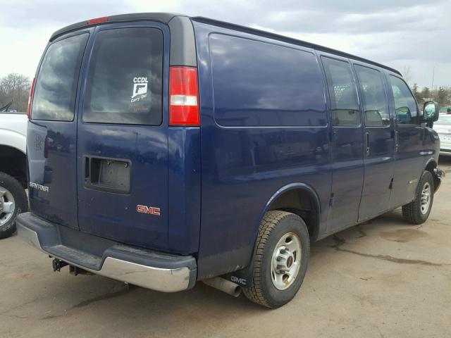 1GTGG25V131178511 - 2003 GMC SAVANA G25 BLUE photo 4