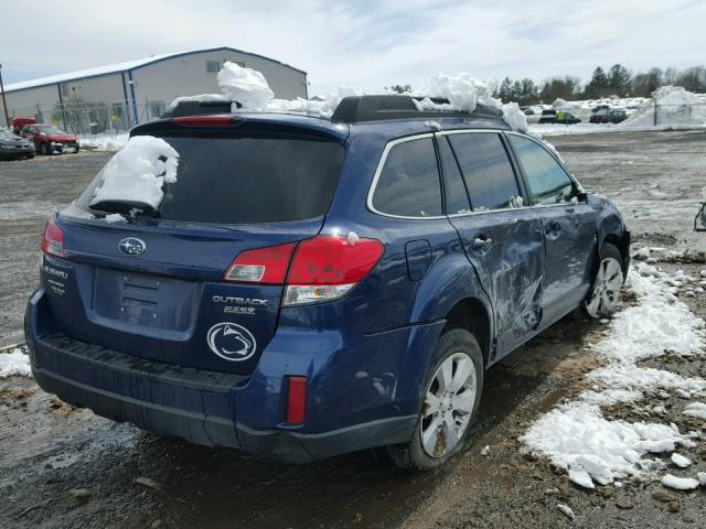 4S4BRBBC1A3373982 - 2010 SUBARU OUTBACK 2. BLUE photo 4