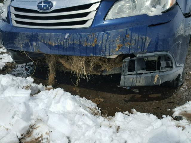 4S4BRBBC1A3373982 - 2010 SUBARU OUTBACK 2. BLUE photo 9