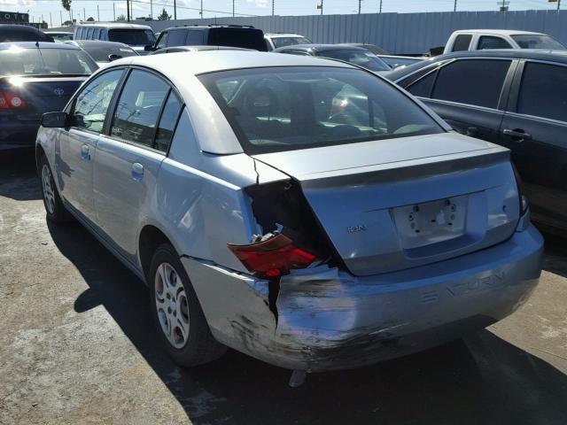 1G8AJ52FX3Z116798 - 2003 SATURN ION LEVEL SILVER photo 3