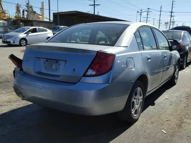1G8AJ52FX3Z116798 - 2003 SATURN ION LEVEL SILVER photo 4