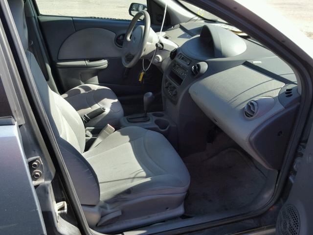 1G8AJ52FX3Z116798 - 2003 SATURN ION LEVEL SILVER photo 5