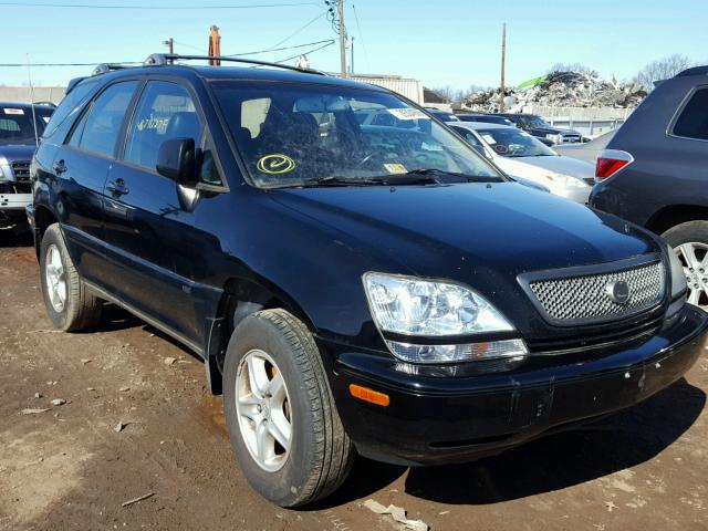 JTJHF10U910210556 - 2001 LEXUS RX 300 BLACK photo 1