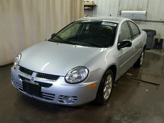 1B3ES56C15D265249 - 2005 DODGE NEON SXT SILVER photo 2