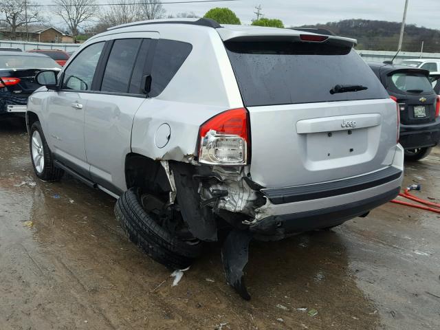 1J4NT1FA3BD215770 - 2011 JEEP COMPASS SP SILVER photo 3