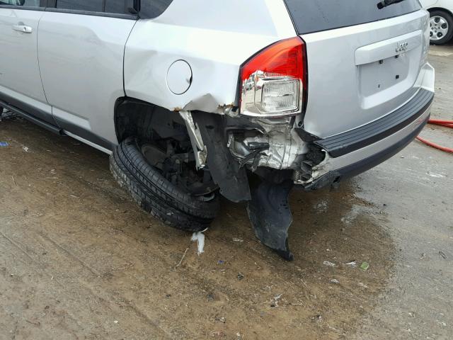 1J4NT1FA3BD215770 - 2011 JEEP COMPASS SP SILVER photo 9