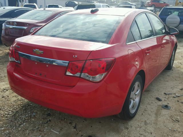 1G1PC5SB5F7178061 - 2015 CHEVROLET CRUZE LT RED photo 4