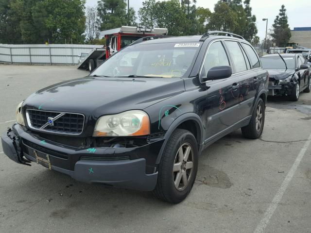 YV1CZ91H641125848 - 2004 VOLVO XC90 T6 BLACK photo 2