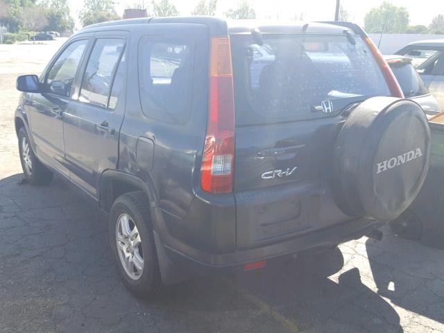 JHLRD68464C007760 - 2004 HONDA CR-V LX BLUE photo 3