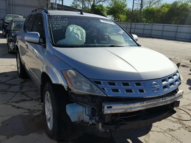 JN8AZ08T15W312054 - 2005 NISSAN MURANO SL SILVER photo 1