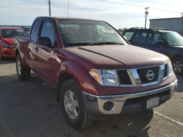 1N6AD06W98C444764 - 2008 NISSAN FRONTIER K RED photo 1