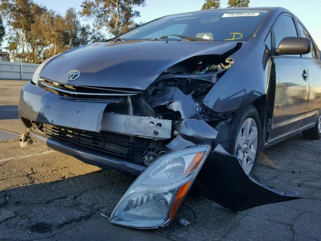 JTDKB20U283329486 - 2008 TOYOTA PRIUS GRAY photo 9