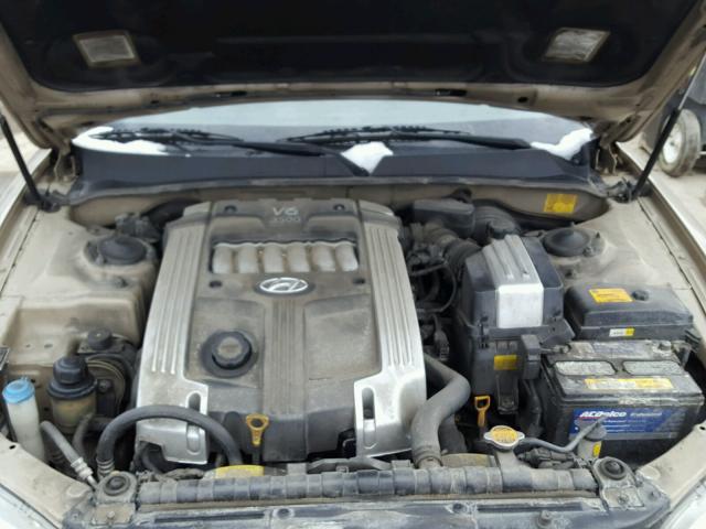 KMHFU45E35A421315 - 2005 HYUNDAI XG 350 TAN photo 7