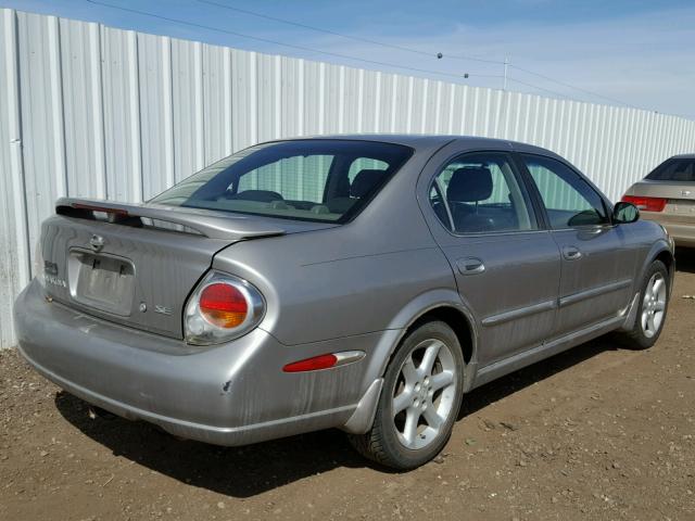 JN1DA31A42T314522 - 2002 NISSAN MAXIMA GLE SILVER photo 4