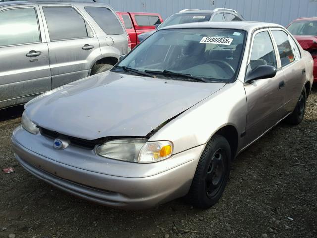 1Y1SK528XWZ434204 - 1998 CHEVROLET GEO PRIZM BEIGE photo 2