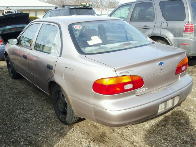 1Y1SK528XWZ434204 - 1998 CHEVROLET GEO PRIZM 米色 照片 3