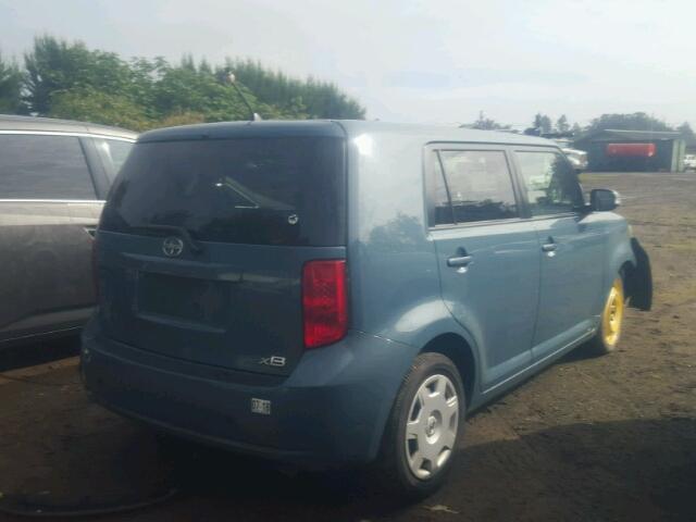 JTLKE50E081005339 - 2008 TOYOTA SCION XB Verde foto 4
