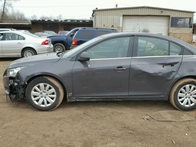 1G1PD5SH7B7187971 - 2011 CHEVROLET CRUZE LS CHARCOAL photo 9