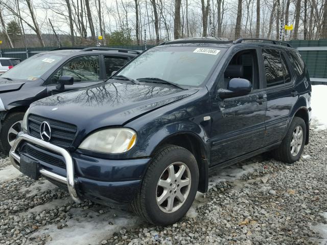 4JGAB72E3XA091927 - 1999 MERCEDES-BENZ ML 430 蓝色 照片 2
