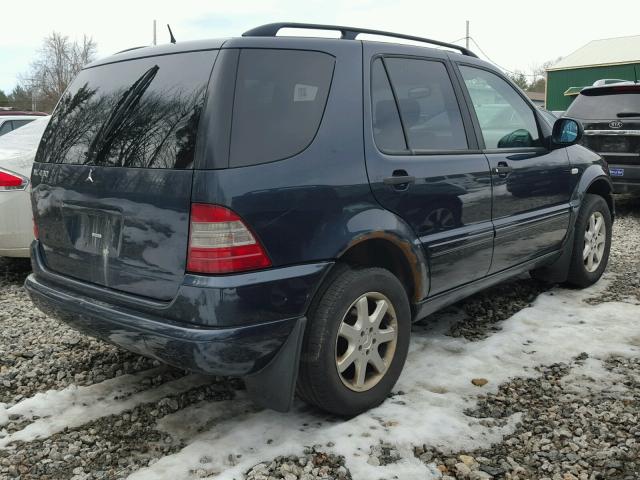4JGAB72E3XA091927 - 1999 MERCEDES-BENZ ML 430 蓝色 照片 4