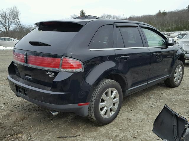 2LMDU88C07BJ20666 - 2007 LINCOLN MKX BLACK photo 4