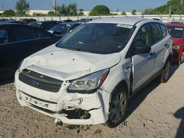 1FMCU0F77GUC73621 - 2016 FORD ESCAPE S WHITE photo 2