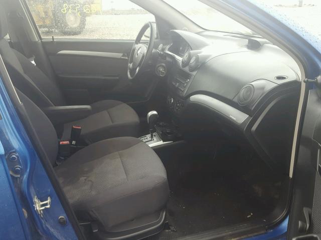 KL1TD5DE7AB136093 - 2010 CHEVROLET AVEO LS 蓝色 照片 5