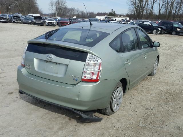 JTDKB20U773244903 - 2007 TOYOTA PRIUS GREEN photo 4