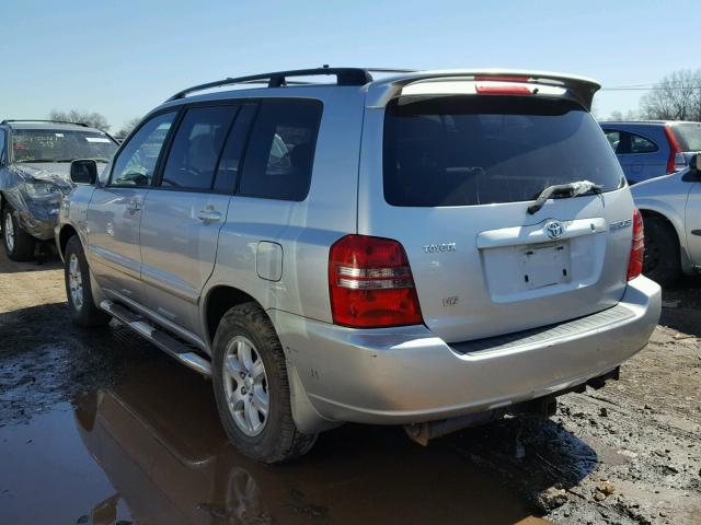 JTEGF21AX10016011 - 2001 TOYOTA HIGHLANDER SILVER photo 3