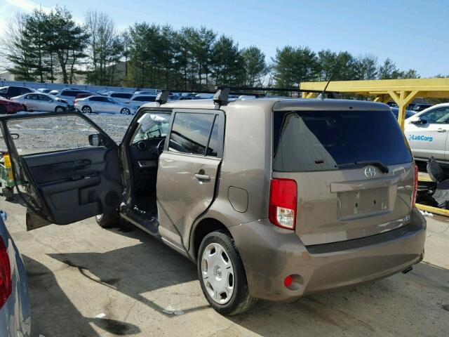 JTLZE4FE4B1121389 - 2011 TOYOTA SCION XB BEIGE photo 3