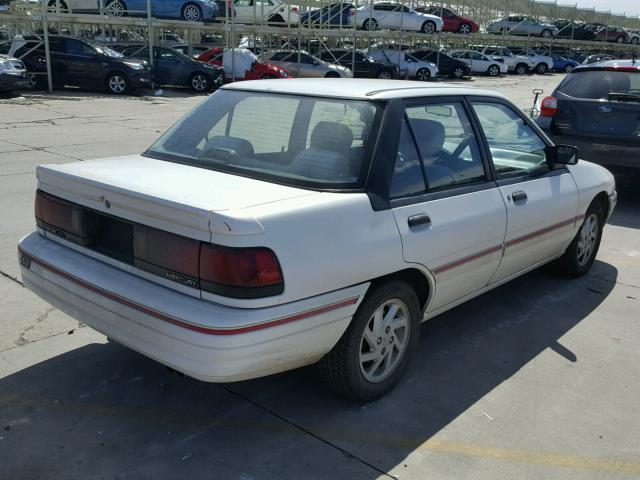 3MAPM1485MR642079 - 1991 MERCURY TRACER LTS WHITE photo 4