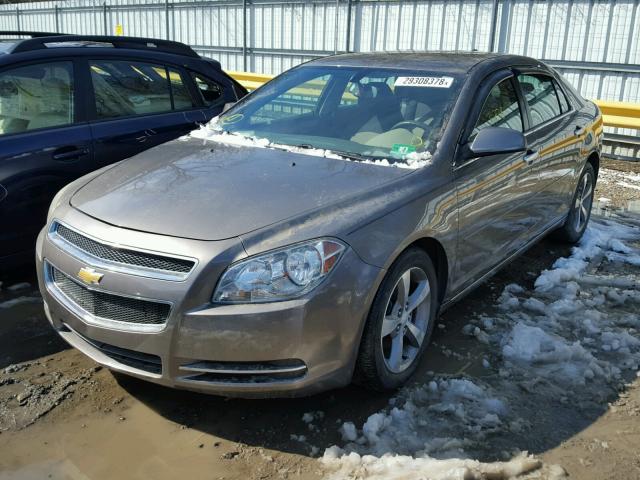 1G1ZC5E02CF291390 - 2012 CHEVROLET MALIBU 1LT BEIGE photo 2