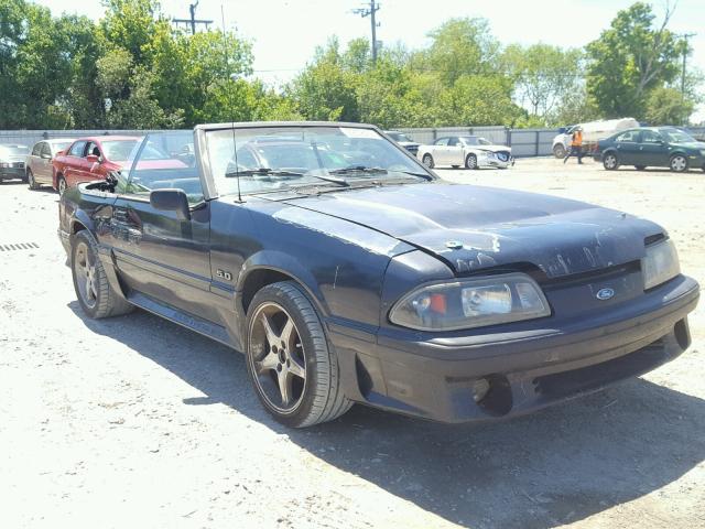 1FACP45E6MF184728 - 1991 FORD MUSTANG GT BLUE photo 1