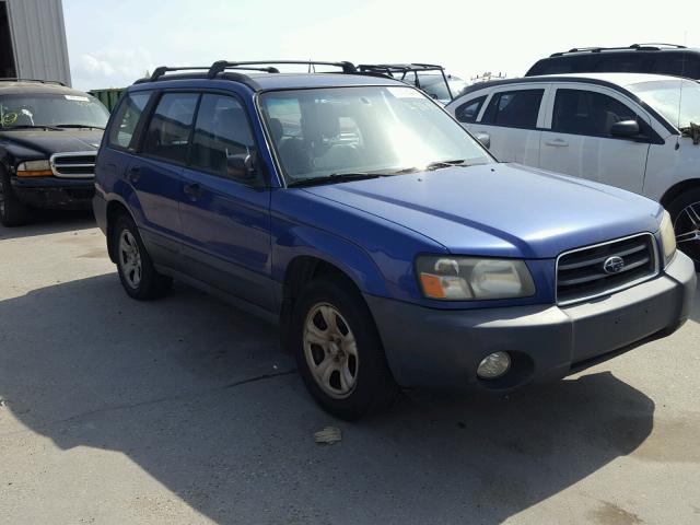 JF1SG636X4H715601 - 2004 SUBARU FORESTER 2 BLUE photo 1