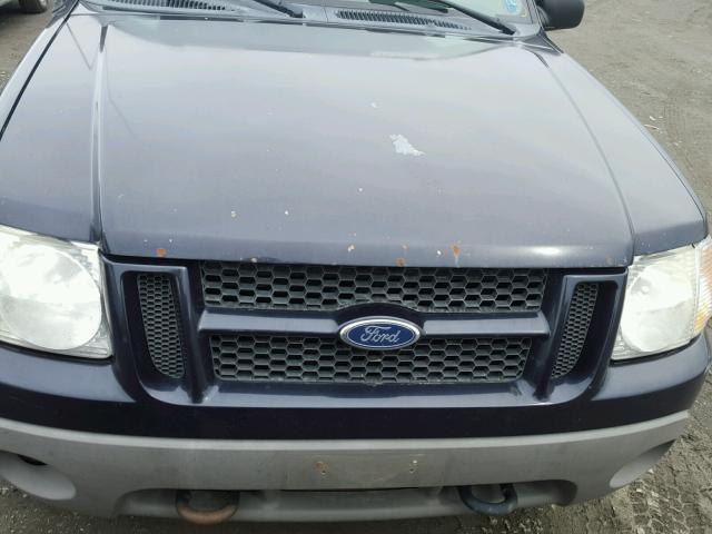 1FMZU77E11UA78203 - 2001 FORD EXPLORER S BLUE photo 7