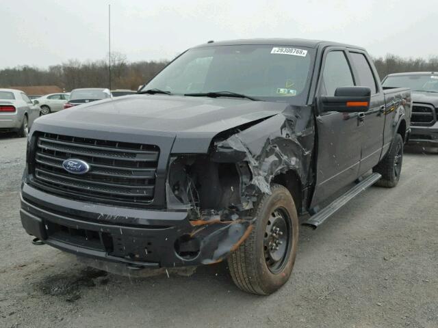 1FTFW1ET0EFA22716 - 2014 FORD F150 SUPER BLACK photo 2