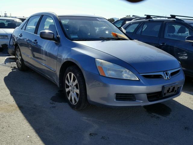 1HGCM66417A097858 - 2007 HONDA ACCORD SE BLUE photo 1