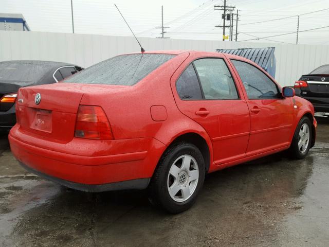 3VWSC29M9XM004702 - 1999 VOLKSWAGEN JETTA GLS RED photo 4