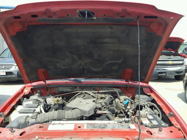 1FTYR14E91TA36256 - 2001 FORD RANGER SUP RED photo 7