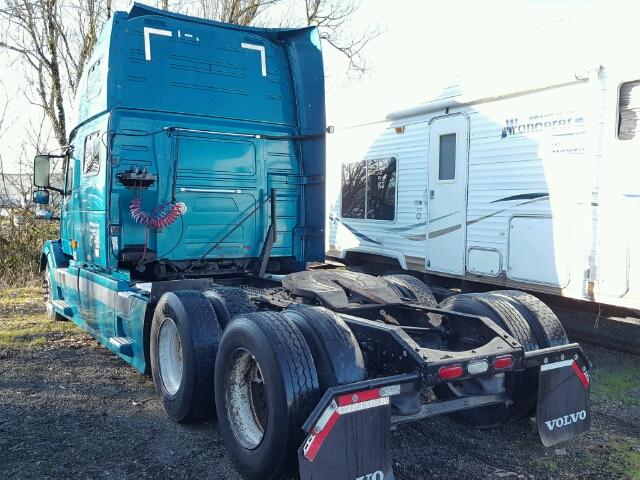 4V4NC9TH55N362133 - 2005 VOLVO VN VNL TEAL photo 3