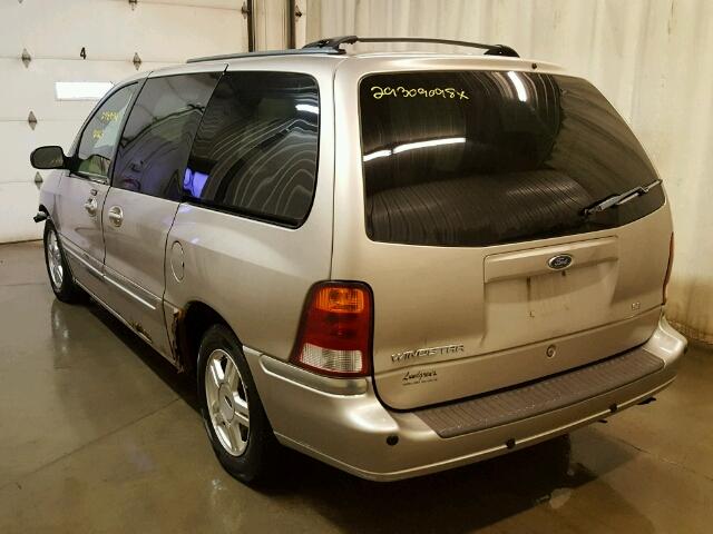 2FMDA52482BB33386 - 2002 FORD WINDSTAR S TAN photo 3