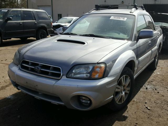 4S4BT63C255106545 - 2005 SUBARU BAJA TURBO GRAY photo 2